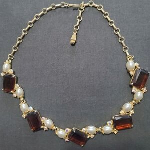 Estate - Gold Tone - Schiaparelli Vintage Necklace.